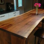 Walnut island table